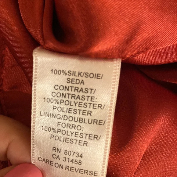 BCBGMAXAZRIA gorgeous silk dress size XS NWOT - Picture 7 of 7